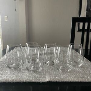 Lenox Crystal Bubble Bottom Stemless Wine Glass